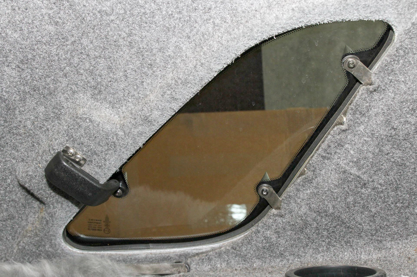 SIDE CANOPY GLASS WINDOW